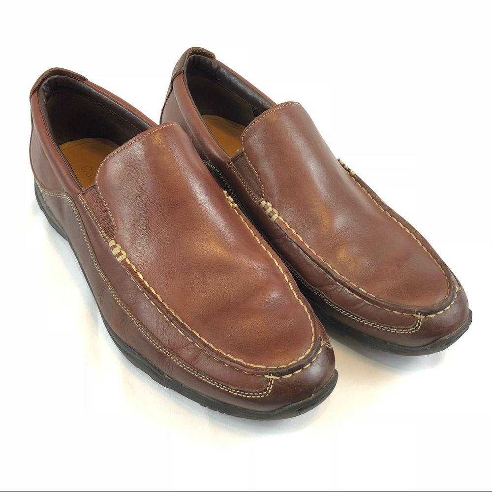 Cole haan mens Leather loafers tucker Nike air 9M